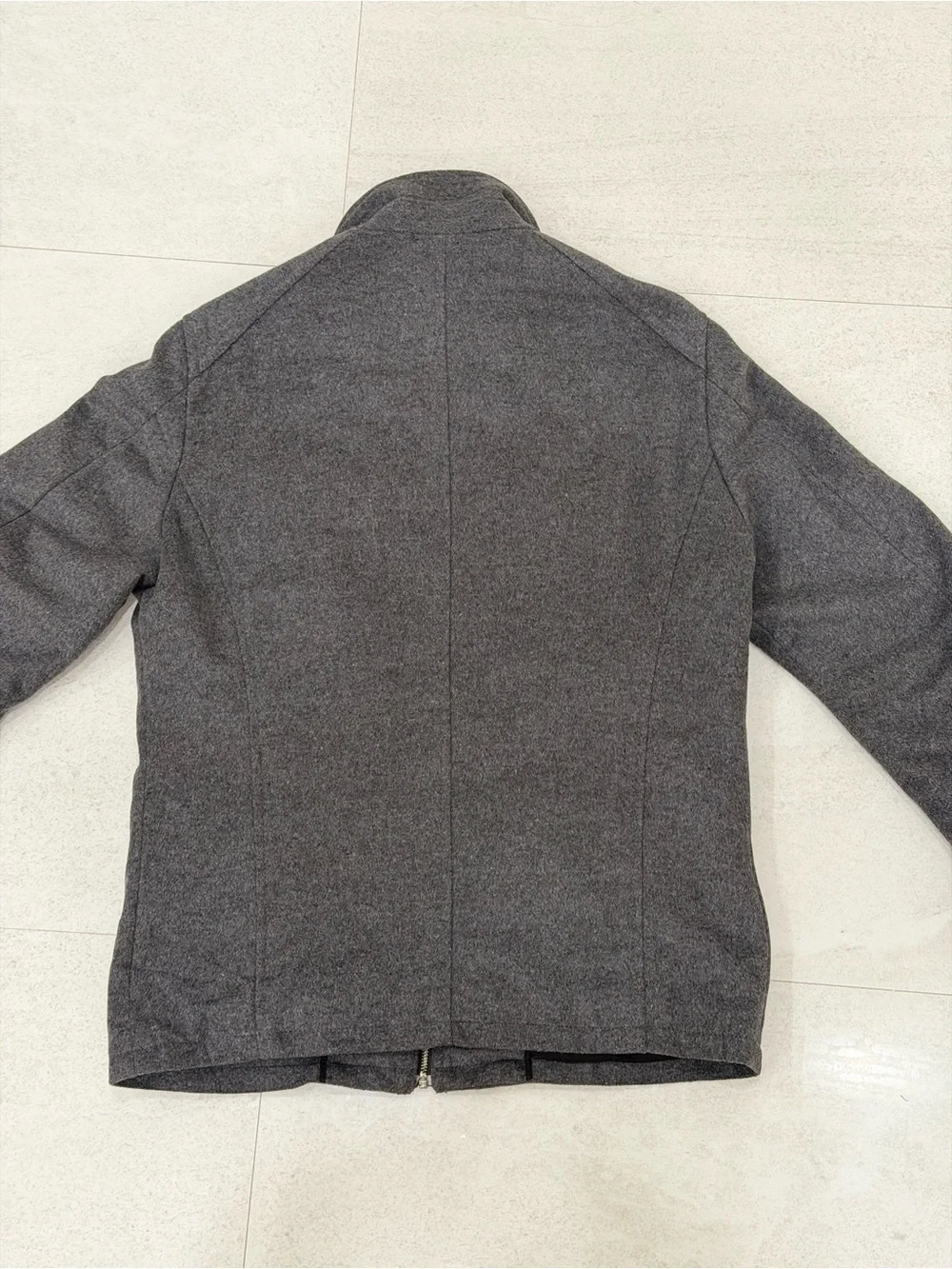 Banana Republic Men's Dark Gray Field Trench Coat
